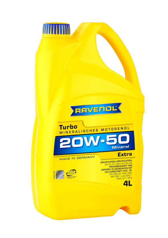 Revenol Turbo Extra 20w - 50 Mineral 4L